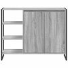 vidaXL Seitenschrank Graues Sonoma 96,5 x 30 x 75 cm Holzwerkstoff