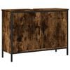 vidaXL Waschbeckenunterschrank R&auml;uchereiche 80x30x60 cm Holzwerkstoff