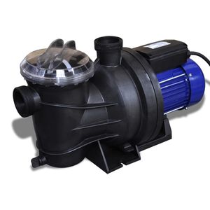 Schwimmbadpumpe Umw&auml;lzpumpe Poolpumpe Pumpe elektronik blau 800W