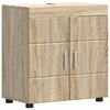 vidaXL Badezimmerschrank-Set TULUM Sonoma-Eiche 60 x 34 x 63 cm