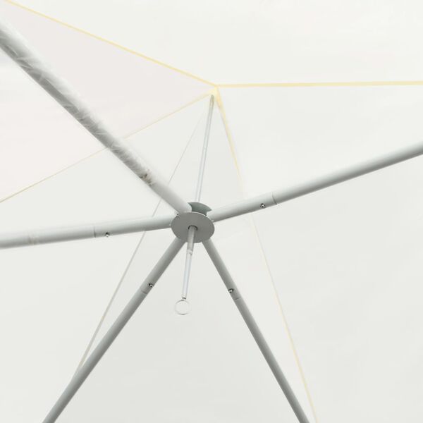 vidaXL Gartenpavillon Cremeweiß 600×440×330 cm