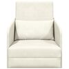vidaXL Schlafsofa Creme 65 x 80 x 83 cm Samt