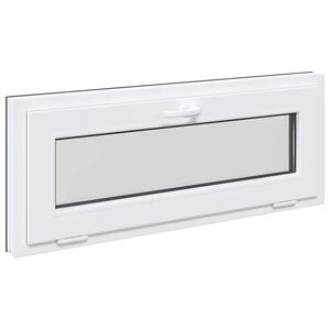 vidaXL Kellerfenster RISOR 110 x 40 cm PVC und Glas Anthrazit