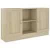 vidaXL Sideboard Sonoma-Eiche 120x30,5x70 cm Holzwerkstoff