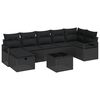 vidaXL Sofa Set 5 stk. Poly-Rattan