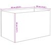 vidaXL Aquarium mit Speicher Transparent 50 x 30 x 30 cm Glas