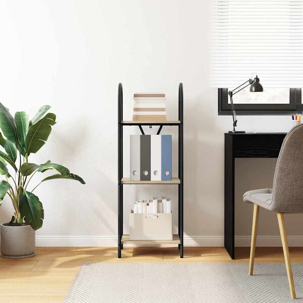 vidaXL B&uuml;cherregal Sonoma-Eiche 40 x 30 x 109 cm Holzwerkstoff