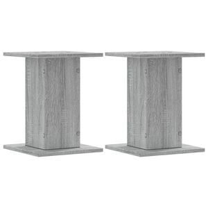 vidaXL Pflanzenst&auml;nder 2 Stk. Grau Sonoma 30x30x40 cm Holzwerkstoff