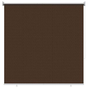 vidaXL Au&szlig;enrollo 90% UV-Block Braun 120 x 230 cm HDPE