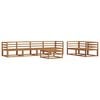 vidaXL Outdoor-Sofagarnitur 7 pcs Natur Massivholz Akazie