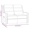 vidaXL 2-Sitzer Massagesessel Taupe Stoff