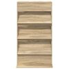 vidaXL Magazinregal Sonoma-Eiche 70 x 41 x 126 cm Holzwerkstoff