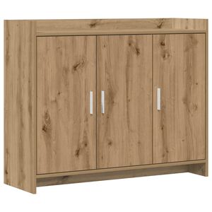 vidaXL Sideboard Artisan-Eiche 98,5 x 33 x 80 cm Holzwerkstoff