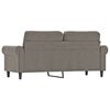 vidaXL 2-Sitzer-Sofa Hellgrau 140 cm Samt
