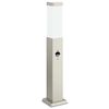 vidaXL Pollerleuchte mit Sensor 50 cm Edelstahl IP44