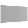 vidaXL K&uuml;chenr&uuml;ckwand 2 pcs Hellgrau 120 x 60 cm Geh&auml;rtetes Glas