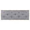 vidaXL Palettensofa-Kissen Anthrazit 120x40x7 cm