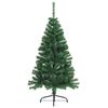 vidaXL K&uuml;nstlicher vorbeleuchteter Weihnachtsbaum Gr&uuml;n 120 cm PVC