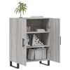 vidaXL Sideboard Grau Sonoma 69,5x34x90 cm Holzwerkstoff