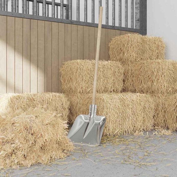 vidaXL Schaufelkopf 4 pcs Silber 45 x 38 cm Aluminium