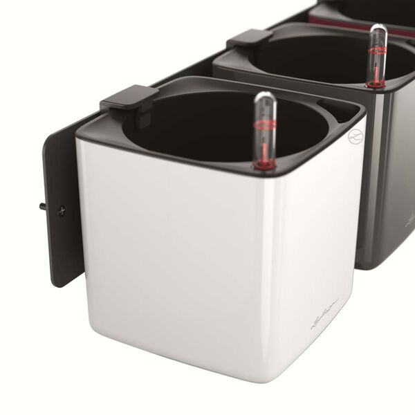 LECHUZA Pflanzgefäße 3 Stk. Green Wall Home Kit Glänzendes Weiß