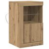 vidaXL LED-Sideboard 41 x 37 x 67 cm Holzwerkstoff Artisan-Eiche