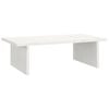 vidaXL Monitorst&auml;nder Wei&szlig; 50x27x15 cm Massivholz Kiefer