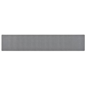 vidaXL Teppichl&auml;ufer Dunkelgrau 50x300 cm