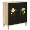 vidaXL Sideboard BREMEN Sonoma 69 x 33 x 75 cm Holzwerkstoff