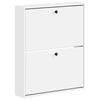 vidaXL Wandmontierter Schuhschrank BREDA 71 x 17 x 86 cm Holzwerkstoff