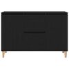 vidaXL Sideboard mit Schubladen Schwarz 102 x 35 x 60 cm Holzwerkstoff