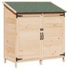 vidaXL Garten Shed Natur 106,5 x 56 x 113,5 cm Holzwerkstoff