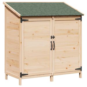 vidaXL Garten Shed Natur 106,5 x 56 x 113,5 cm Holzwerkstoff