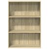 vidaXL B&uuml;cherregal Sonoma-Eiche 80x30x114 cm Holzwerkstoff