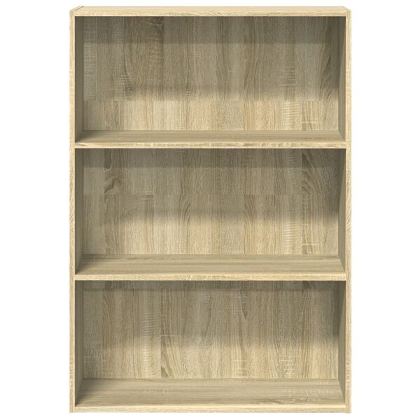 vidaXL B&uuml;cherregal Sonoma-Eiche 80x30x114 cm Holzwerkstoff
