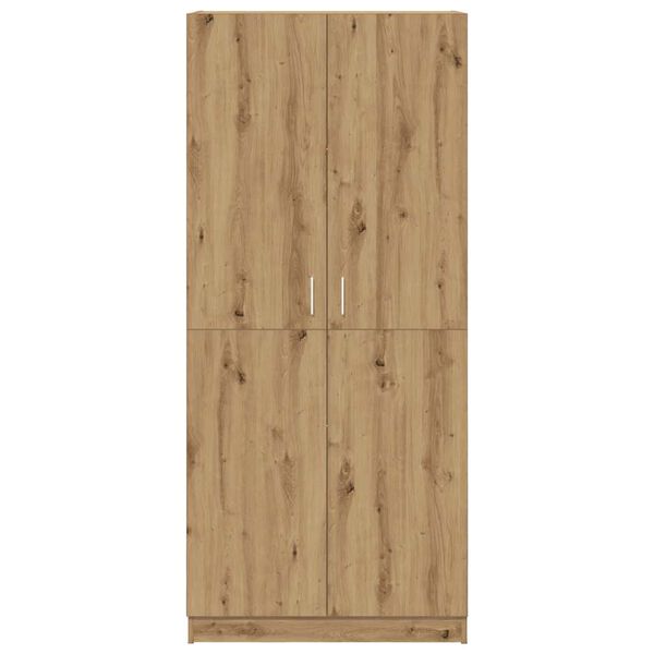 vidaXL Kleiderschrank Artisan-Eiche 90x52x200 cm Holzwerkstoff