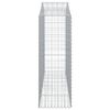 vidaXL Gabionen mit Hochbogen 50Stk. 200x50x140/160cm Verzinktes Eisen