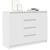 vidaXL Sideboard mit Schubladen Wei&szlig; 100,5x35x76 cm Holzwerkstoff