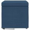 vidaXL Hocker Blau 41 x 41 x 40 cm Stoff und Pressholz