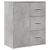 vidaXL Sideboards 2 Stk. Betongrau 60x31x70 cm Holzwerkstoff
