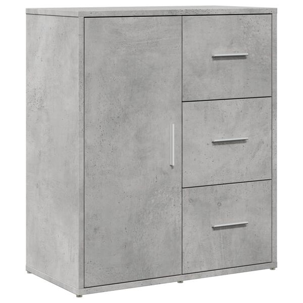 vidaXL Sideboards 2 Stk. Betongrau 60x31x70 cm Holzwerkstoff
