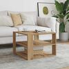 vidaXL Couchtisch Artisan-Eiche 58x58x40 cm Holzwerkstoff