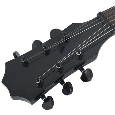 vidaXL E-Gitarre für Kinder mit Tasche Schwarz 3/4 30"