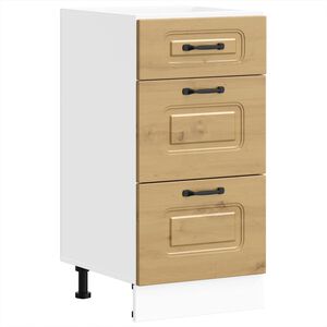 vidaXL K&uuml;chenunterschrank Kalmar Artisan-Eiche Holzwerkstoff