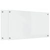 vidaXL K&uuml;chenr&uuml;ckwand 2 Stk. Transparent 90 x 50 cm Geh&auml;rtetes Glas