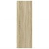 vidaXL Eckregal Sonoma-Eiche 33x33x100 cm Holzwerkstoff