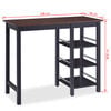 vidaXL Bar Set 3 St&uuml;ck MDF Schwarz