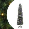vidaXL K&uuml;nstlicher Weihnachtsbaum mit 300 LEDs mit St&auml;nder Gr&uuml;n 180 cm