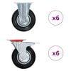 vidaXL 12 Stk. Rollen 125 mm