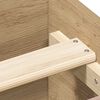 vidaXL Bettgestell ohne Matratze Artisan-Eiche 90x200cm Holzwerkstoff
